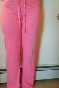 Pink sweatpants